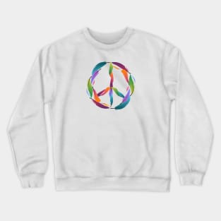 Peace sign Crewneck Sweatshirt